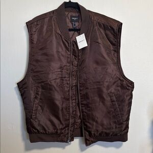 Forever 21 Chocolate Brown Men's Vest